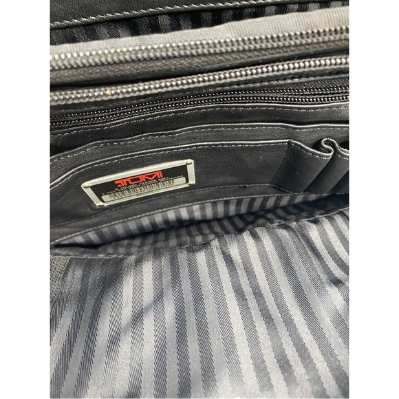 Tumi Black leather Backpack with Adjustable Straps and Durable Design - Picture 9 of 13